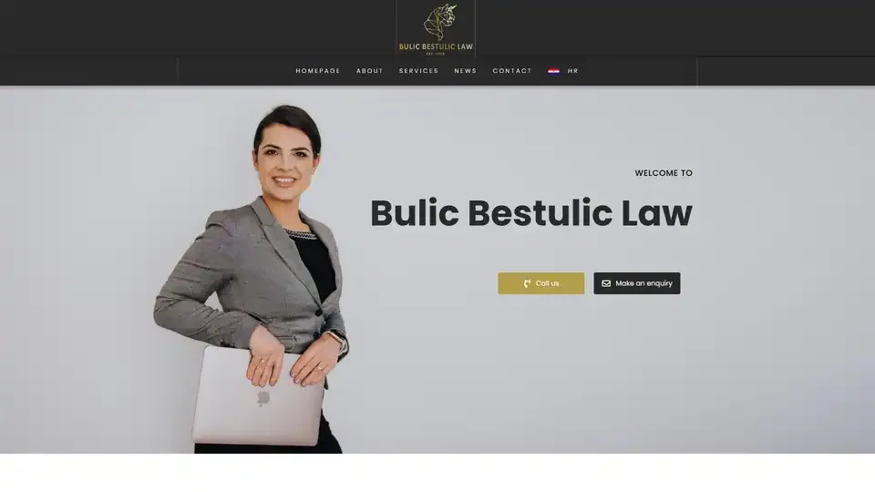 Prikaz web stranice Bulić Law