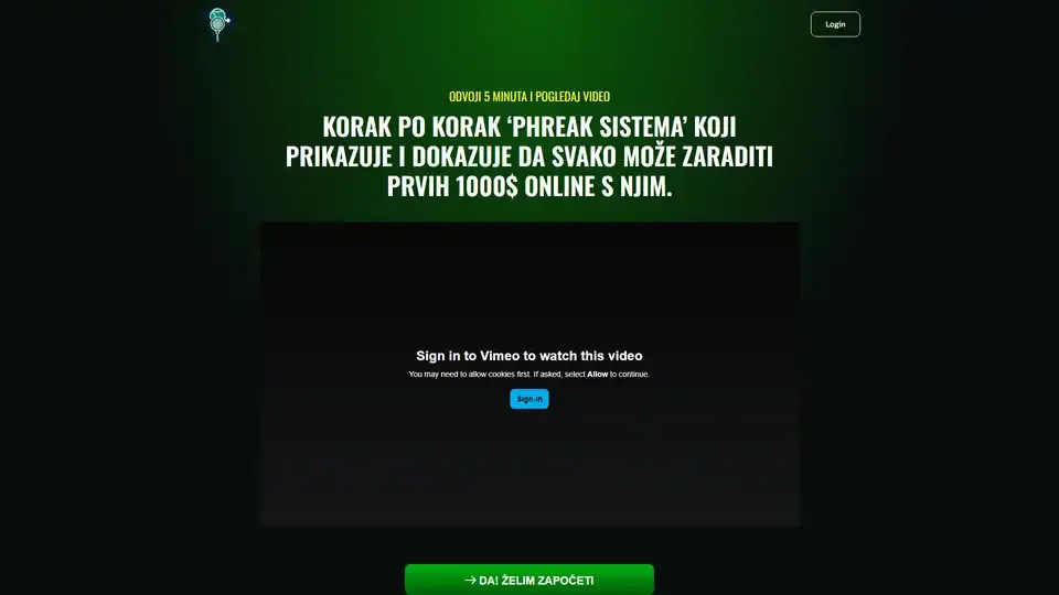 Prikaz web stranice Tennis Phreak — tennis-phreak.com