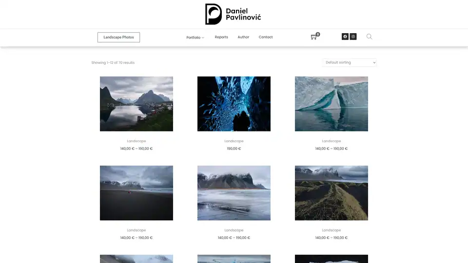 Screenshot websites Danielpavlinovic – danielpavlinovic.com